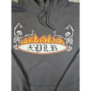 Sam and Colby XPLR Club Exclusive Skeleton Hoodie Black 2XL Excellent 1473